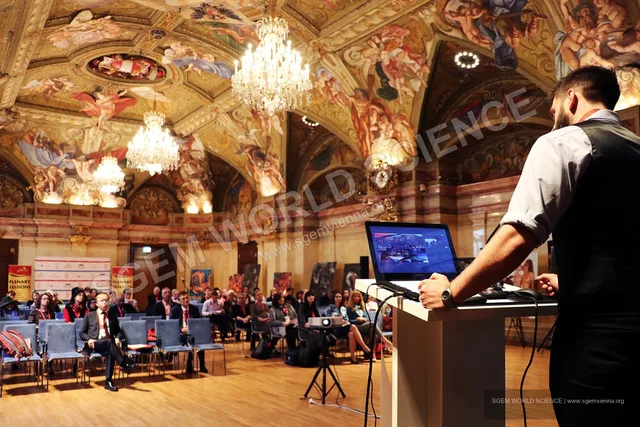 Sharing research in a historic hall
