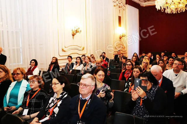 A full room of engaged listeners