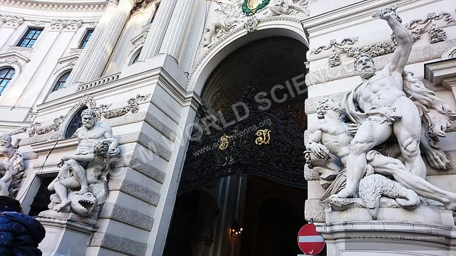 Arriving at the Hofburg