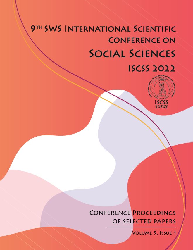 Proceedings ISCSS 2022 / Vol 9, Issue 1